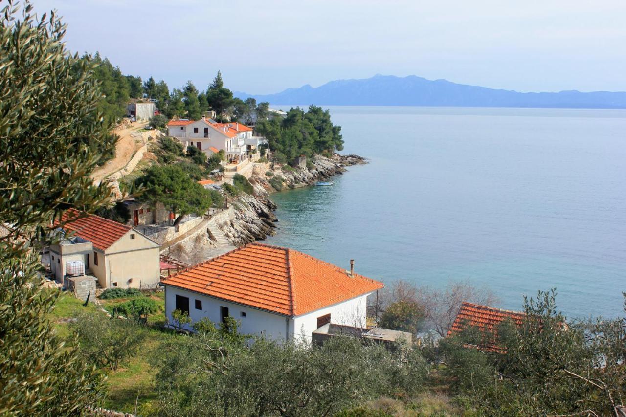 Seaside Secluded Apartments Cove Torac, Hvar - 589 Gdinj Exteriör bild